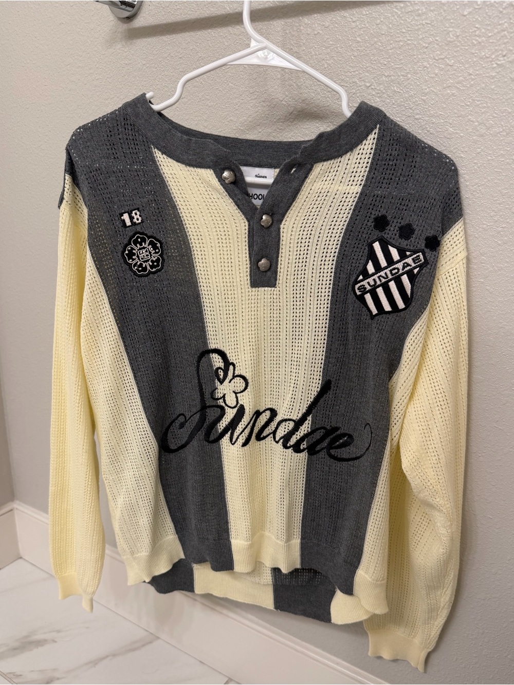 Sundae school sweater size small NWOT